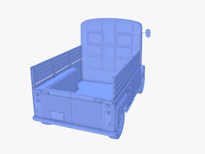 Generic 40s Van Pick Up v2 3D Model