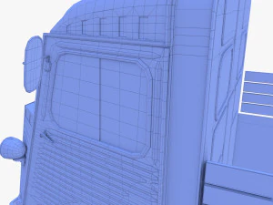 Generic 40s Van Pick Up v2 3D Model