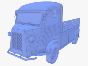 Generic 40s Van Pick Up v2 3D Model
