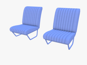 Generic 40s Van Seats 3Dモデル
