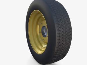 Generic 40s Van Wheel 3D Модель
