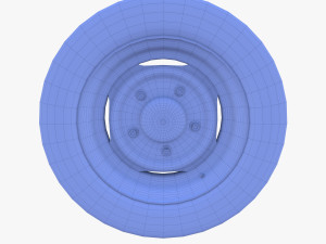 Generic 40s Van Wheel 3D Модель