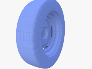 Generic 40s Van Wheel 3D Модель