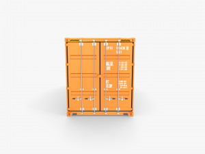 20ft Shipping Container High Cube Model 3D