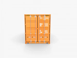 20ft Shipping Container High Cube 3D Model