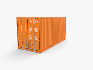 20ft Shipping Container High Cube 3D Model
