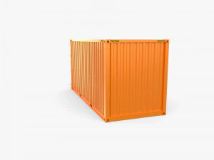 20ft Shipping Container High Cube 3D Model