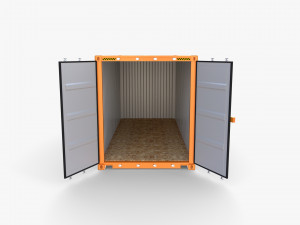 20ft Shipping Container High Cube Model 3D