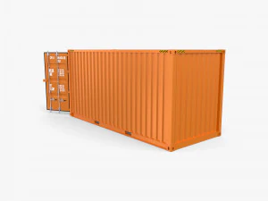 20ft Shipping Container High Cube 3D Model