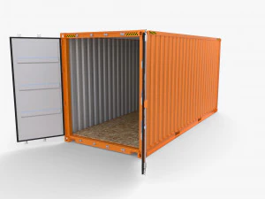 20ft Shipping Container High Cube 3D Model