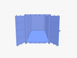 20ft Shipping Container High Cube Model 3D