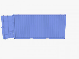 20ft Shipping Container High Cube Model 3D