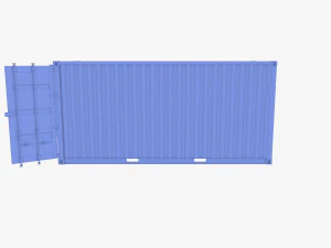 20ft Shipping Container High Cube 3D Model