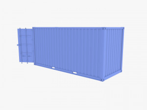 20ft Shipping Container High Cube Model 3D