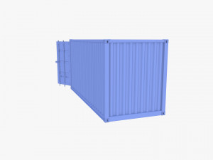 20ft Shipping Container High Cube Model 3D