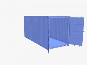 20ft Shipping Container High Cube Model 3D