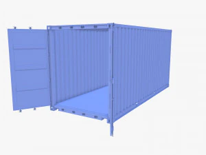 20ft Shipping Container High Cube 3D Model