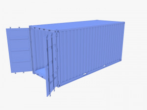 20ft Shipping Container High Cube Model 3D