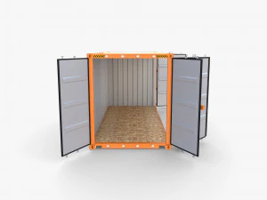 20ft Shipping Container Side Open High Cube 3D Model