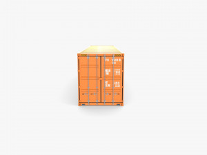 40ft Shipping Container High Cube 3D Model