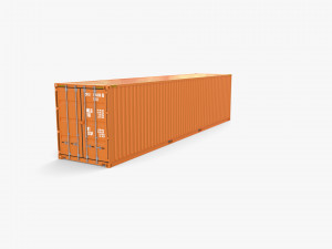 40ft Shipping Container High Cube 3D Model