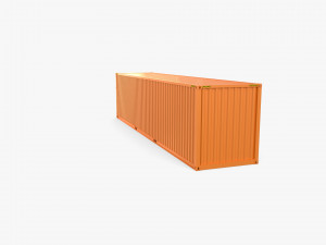 40ft Shipping Container High Cube 3D Model