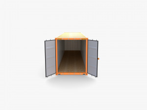 40ft Shipping Container High Cube 3D Model