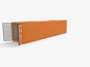 40ft Shipping Container High Cube 3D Model