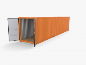 40ft Shipping Container High Cube 3D Model