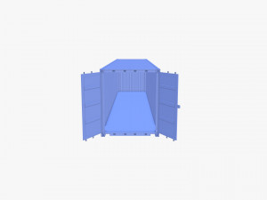 40ft Shipping Container High Cube 3D Model