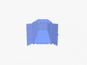 40ft Shipping Container High Cube 3D Model