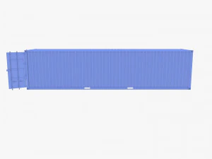 40ft Shipping Container High Cube 3D Model