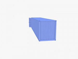 40ft Shipping Container High Cube 3D Model