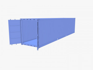 40ft Shipping Container High Cube 3D Model