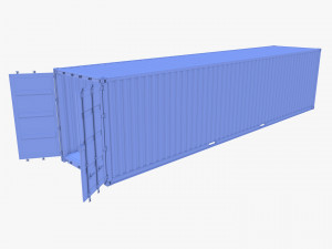 40ft Shipping Container High Cube 3D Model