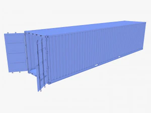 40ft Shipping Container High Cube 3D Model