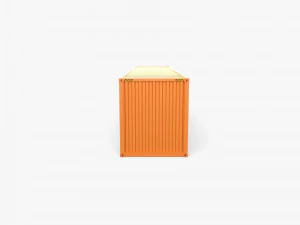 40ft Shipping Container Side Open High Cube 3D Model