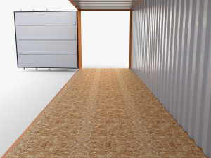 40ft Shipping Container Side Open High Cube 3D मॉडल