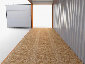 40ft Shipping Container Side Open High Cube 3D Model