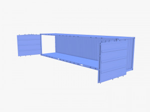 40ft Shipping Container Side Open High Cube 3D मॉडल