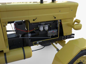 Generic Tractor v3 3D Model