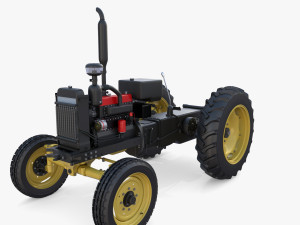 Generic Tractor v3 3D 모델