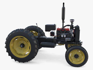 Generic Tractor v3 3D Model