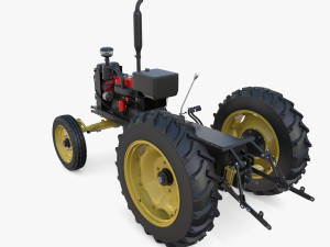 Generic Tractor v3 3D 모델
