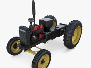 Generic Tractor v3 3D Model