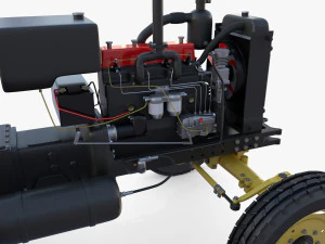 Generic Tractor v3 3D Model