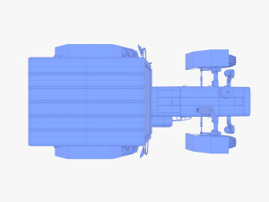 Generic Tractor v3 3D 모델