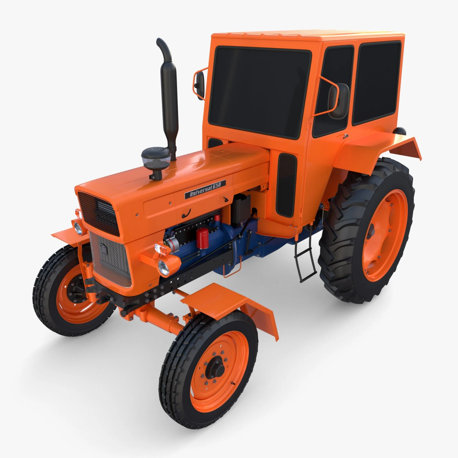 U650 Tractor v7 3D Model .c4d .max .obj .3ds .fbx .stl .blend 