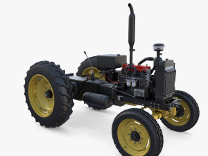 U650 Tractor v7 3D Модель