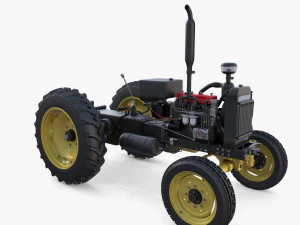 U650 Tractor v7 3D Model
